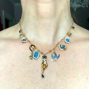 Beautiful Swarovski Crystal Charm Necklace